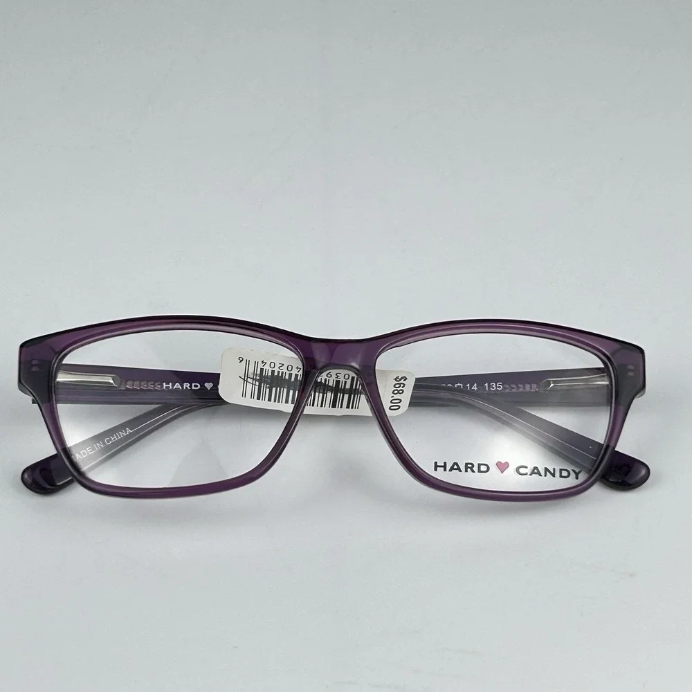 Hard Candy Purple‎ Women's Eyeglasses Frames 53-14-135 HC25 PURCR